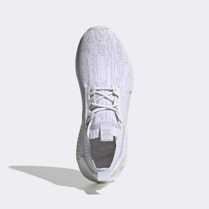 Adidas nmd white reflective sale